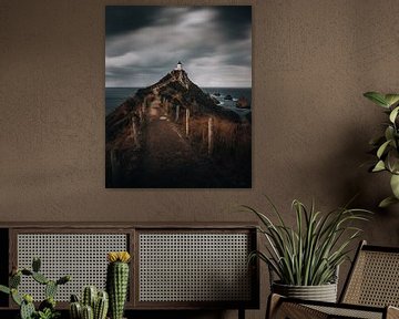 Leuchtturm - Neuseeland von Jip van Bodegom