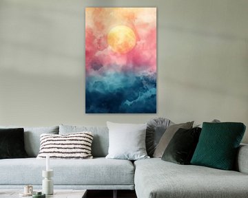 Wolkendans bij Zonsondergang van Studio BB
