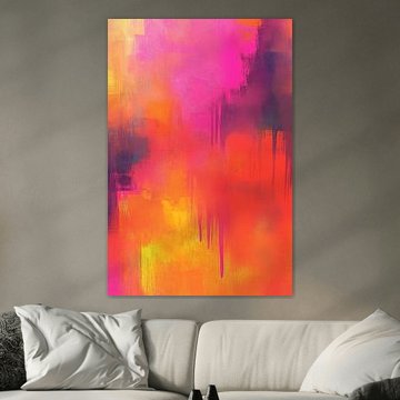 Lebendige Verschmelzung warmer Farben