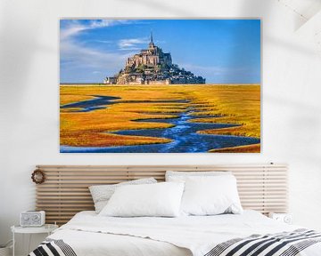 De Mont Saint Michel - Normandië - Frankrijk van Achim Thomae Photography