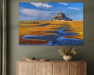 De Mont Saint Michel - Normandië - Frankrijk van Achim Thomae Photography