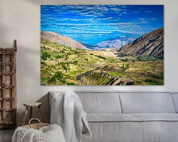 Landscape around Colca Canyon, Peru by Rietje Bulthuis