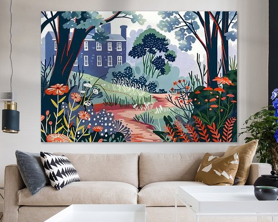 Example of the artwork in a room