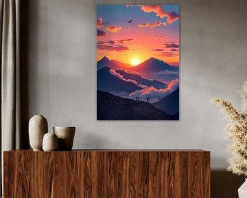 Kilimanjaro Zonsopgang 2 van MIROKKU