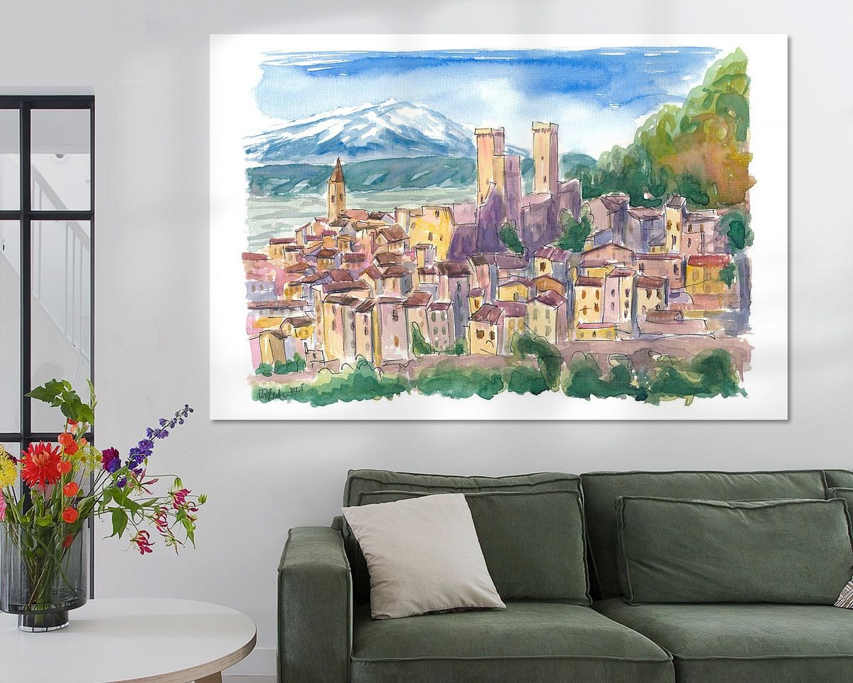 Example of the artwork in a room