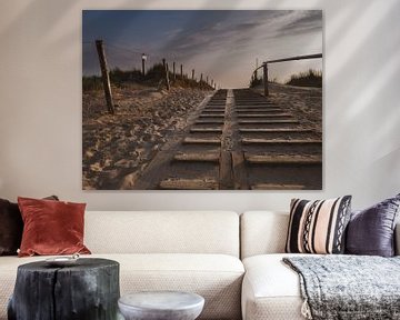 Strandzugang Bergen aan Zee von Patricia Holthof