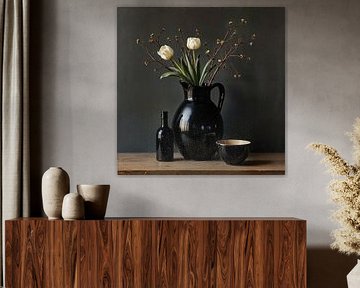 Nature morte aux fleurs sur The Nudes Gallery