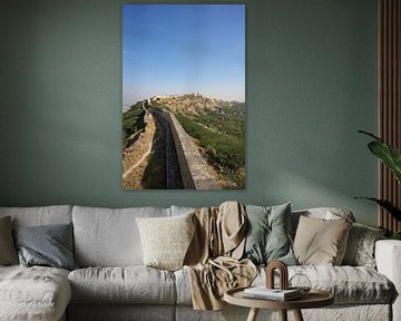 The imposing ramparts of Bhuj fort by Frank Photos