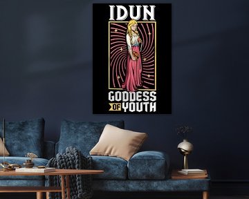 Noordse godin Idun met gouden appels van Pixelbull Design