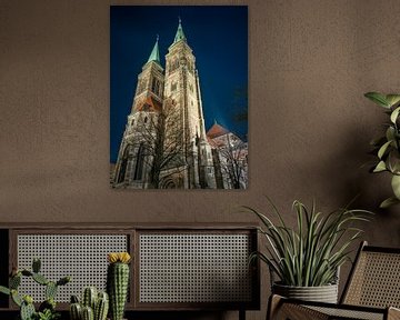Nürnberg - Sebalduskirche bei Nacht