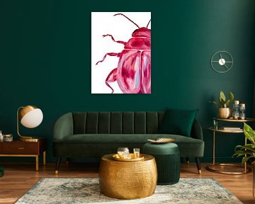 Fuchsia beetle by Lisa-Lynda van Velsen