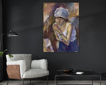 Jules Pascin, Hermine with a white turban, 1917 by Atelier Liesjes