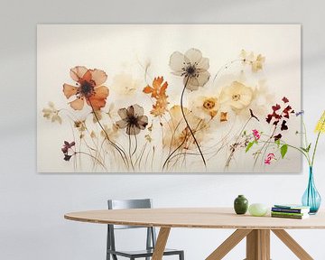 Transparante Bloemenkunst
