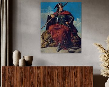 Carl Blaas, Allegorie van moed, 1859