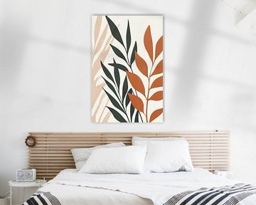 Boho Leaf Art iii van Studio BB