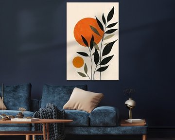 Botanical Sunset van Studio BB