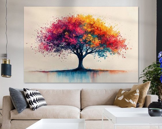 Example of the artwork in a room