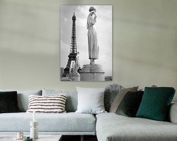 Het Trocadero bij de Eiffeltoren in Parijs von Peter Hofwegen