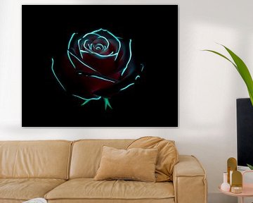 Elektrische roos van Artistic