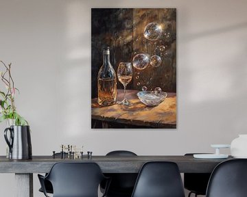 Zeepbellen en wijn van Dream Drip