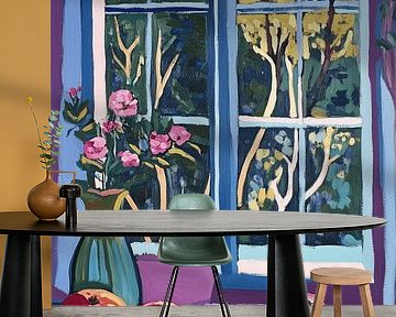 Granaatappels bij het raam van Dream Drip