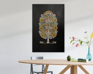 Rogan Art, textile painting from Gujarat by Frank Photos