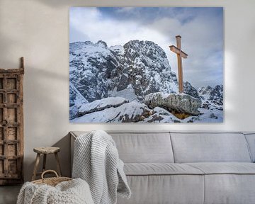 Garmisch-Partenkirchen: Gipfelkreuz Osterfelderkopf