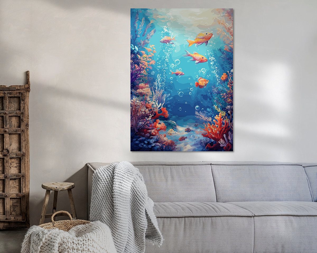 Example of the artwork in a room