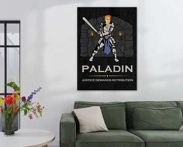 Ridderlijke paladijn op een rechtvaardige kruistocht van Pixelbull Design