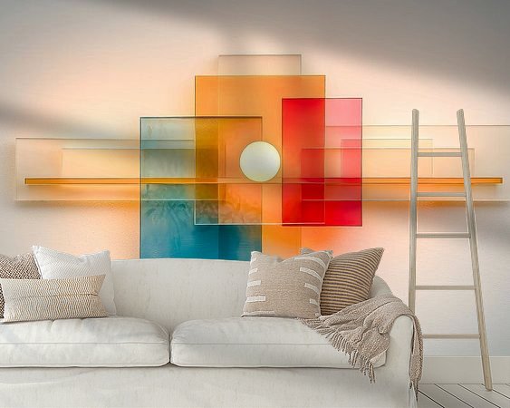 Example of the artwork in a room