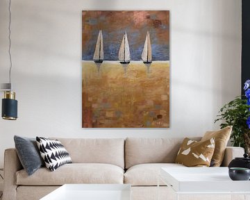 Relaxed sailing day by Chris Croes schilderijen