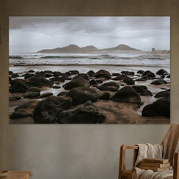 Vulkanische Ufer in der Morgendämmerung von Mariacristina Ello