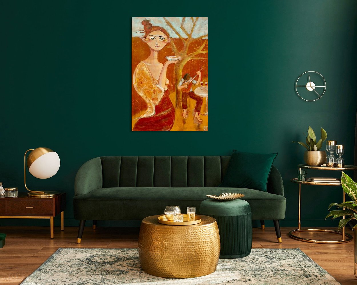 Example of the artwork in a room