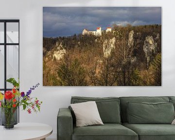 Kasteel Wildenstein bij Leibertingen in het natuurpark Opper-Donau van BlattArt - Christine Horn
