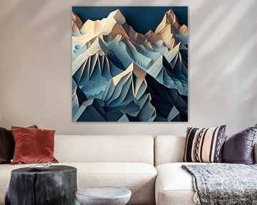 Kubistischer Himalaya