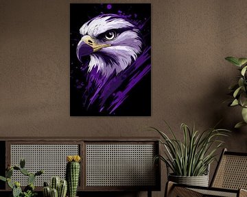 Majestic eagle with an intense gaze by Pixelbull Design
