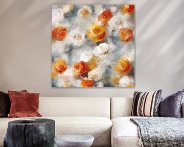 Rozen Abstract van Jacky