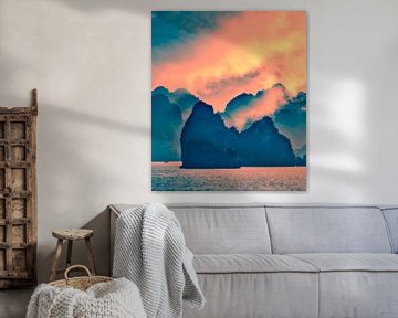 The mountains are on fire! by Karl Andrén