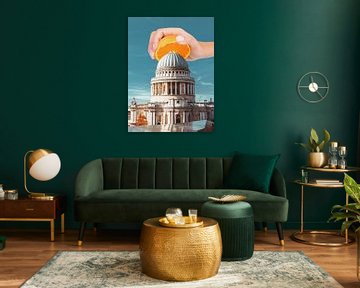 London mit Orange von Bekir CEYLAN