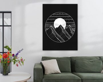 Opvallende pieken (eenvoudig en direct) van Artistic