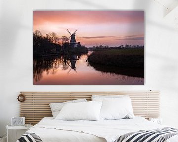 Twin mills of Greetsiel, East Frisia, Germany by Alexander Ludwig