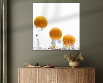 Bild von drei Mandarinen von Sjoerd van der Hucht