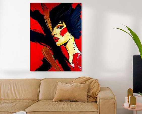 Example of the artwork in a room