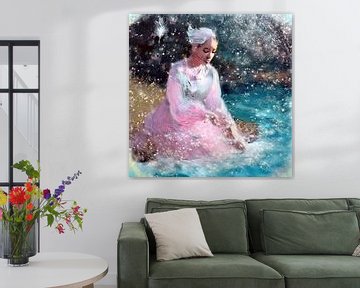 Vrouw aan de Oever II van Liese Sijbom