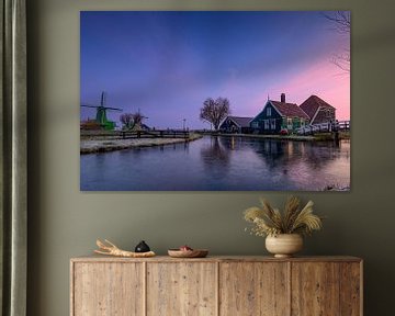 Winterse Zaanse Ochtend van Carin Ivana