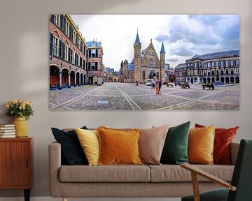 Binnenhof Den Haag Nederland Panorama van Hendrik-Jan Kornelis