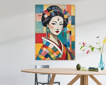 Prachtig Geisha-portret van MIROKKU