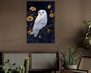Weiße Eule von ARTemberaubend