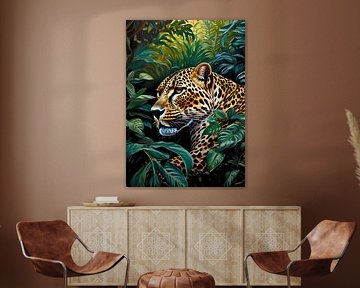 Luipaard in de jungle