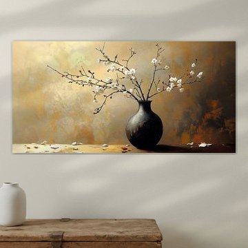 Art floral japonais en or sur Studio BB